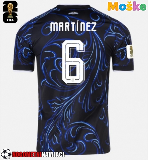 Moške Nogometnih dresov Argentina Lisandro Martinez #6 Gostujoči SP 2026 Kratki rokavi Moške Nogometnih dresov Argentina Lisandro Martinez #6 Gostujoči SP 2026 Kratki rokavi